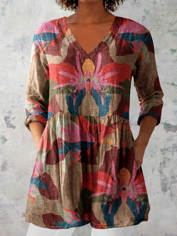 Harmony | V-Neck Longline Shirt