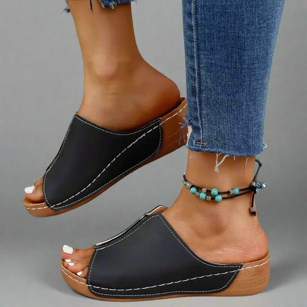 Noemi | Artisan Wedge Sandals Crafted from High-Quality Materials