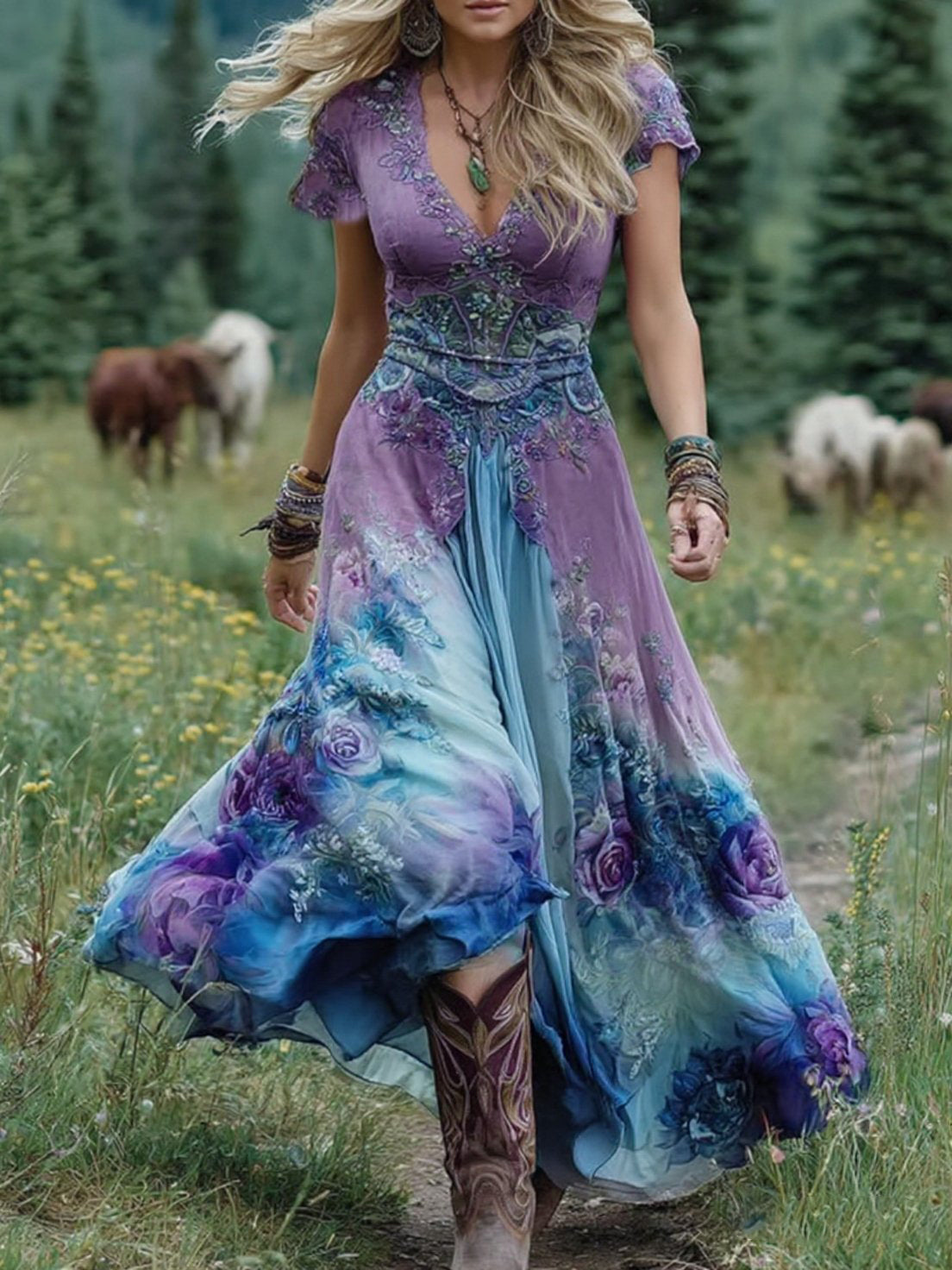 SERAPHINA – ENCHANTED BOHEMIAN MAXI DRESS