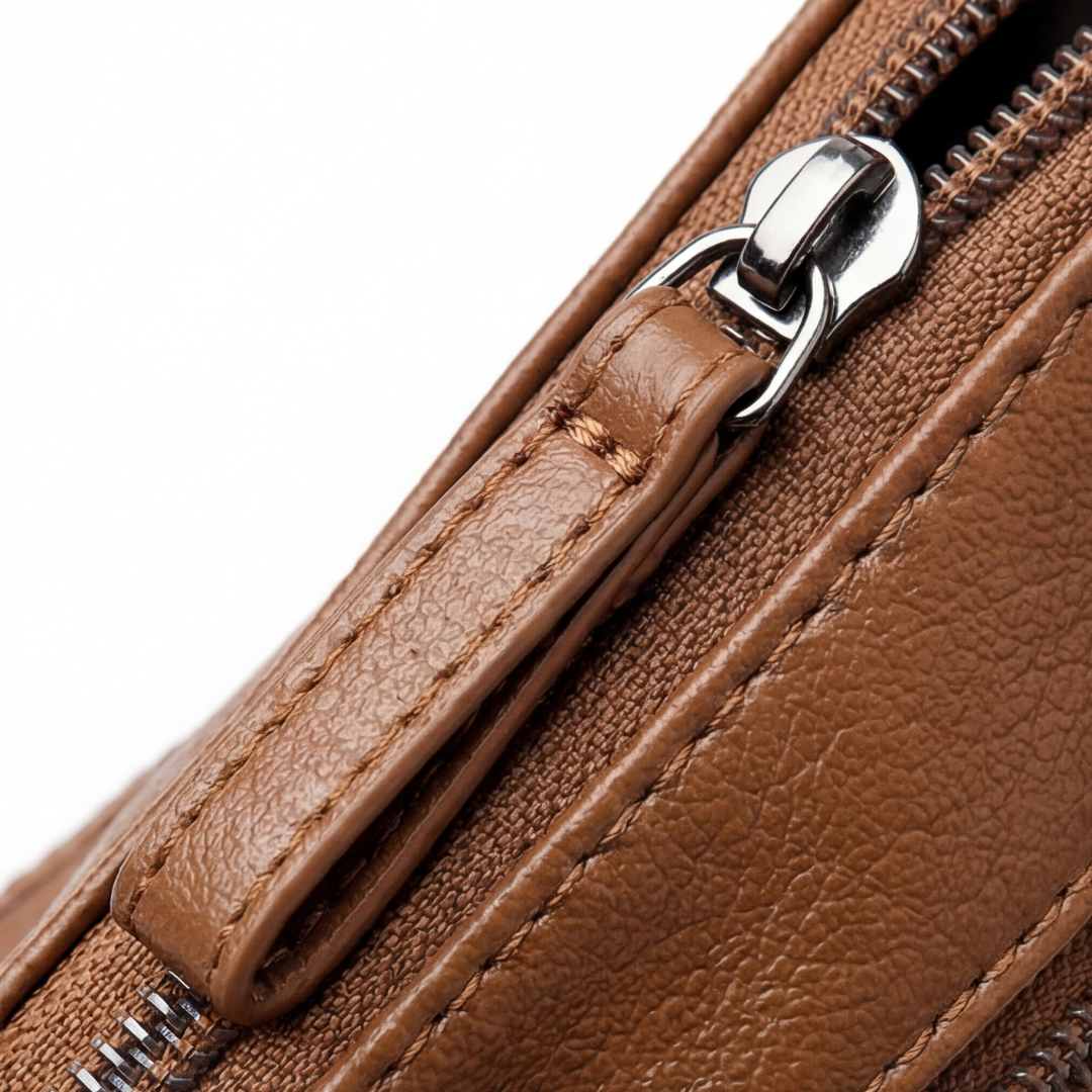 Caressa – Soft Leather Multi Pocket Crossbody Bag