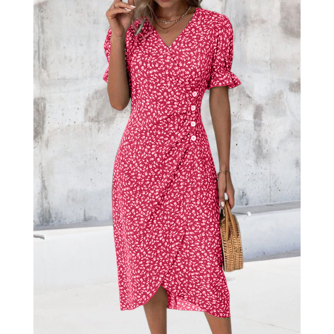 Florence™ Elegant Wrap Dress