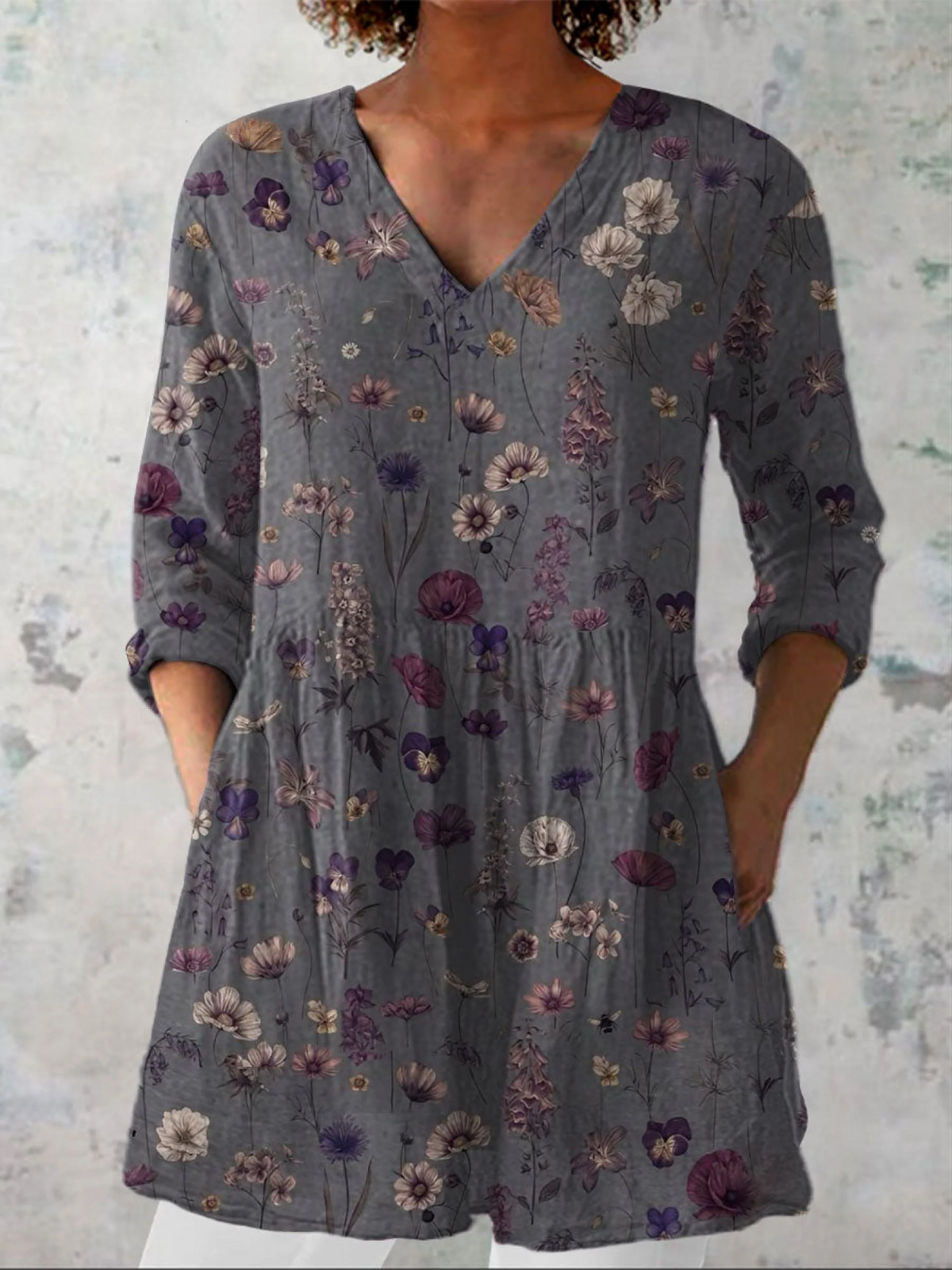 Kassidy | Extended V-Neck Top