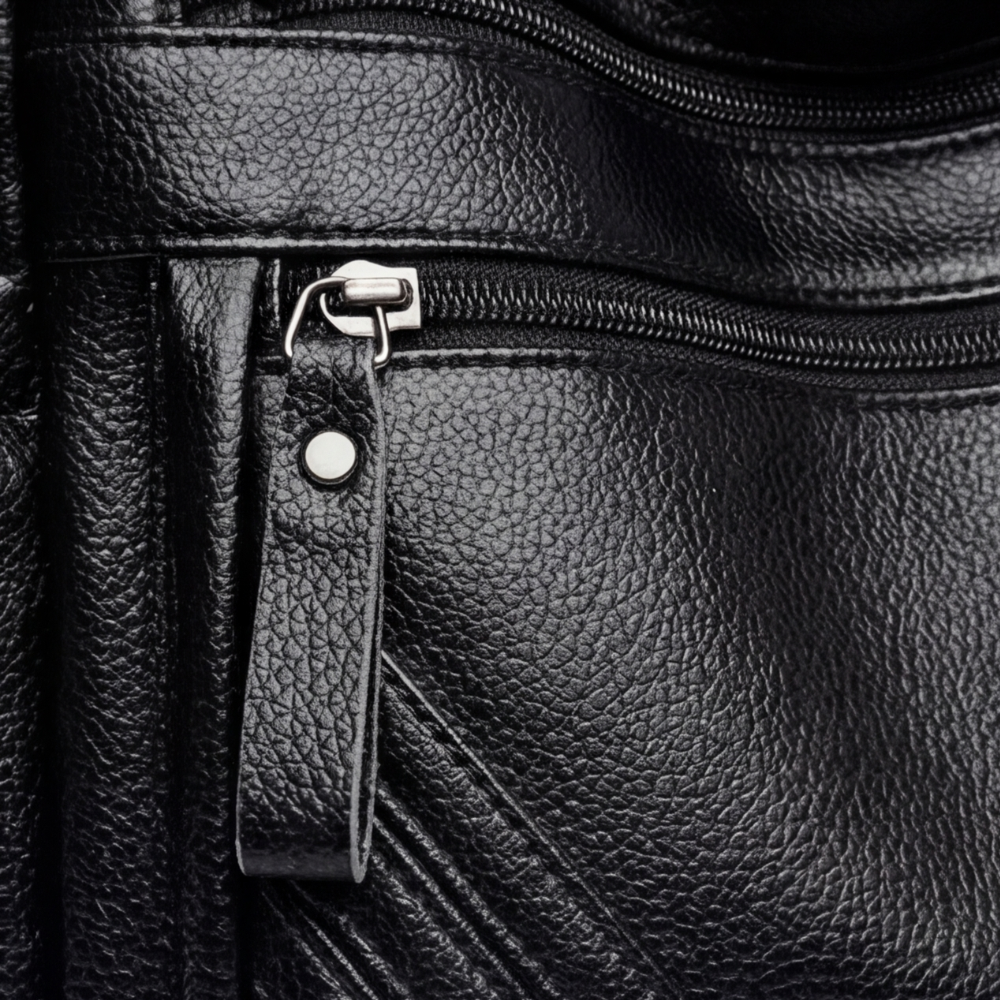 Carria - Soft Leather Multi Pocket Shoulder Bag