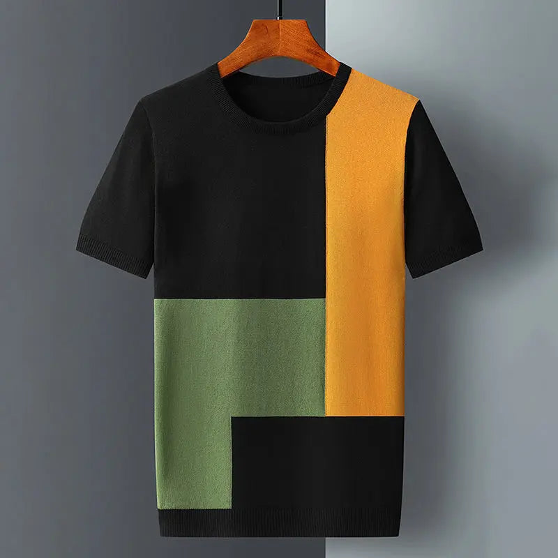 MASON – MODERN BLOCK KNIT TEE