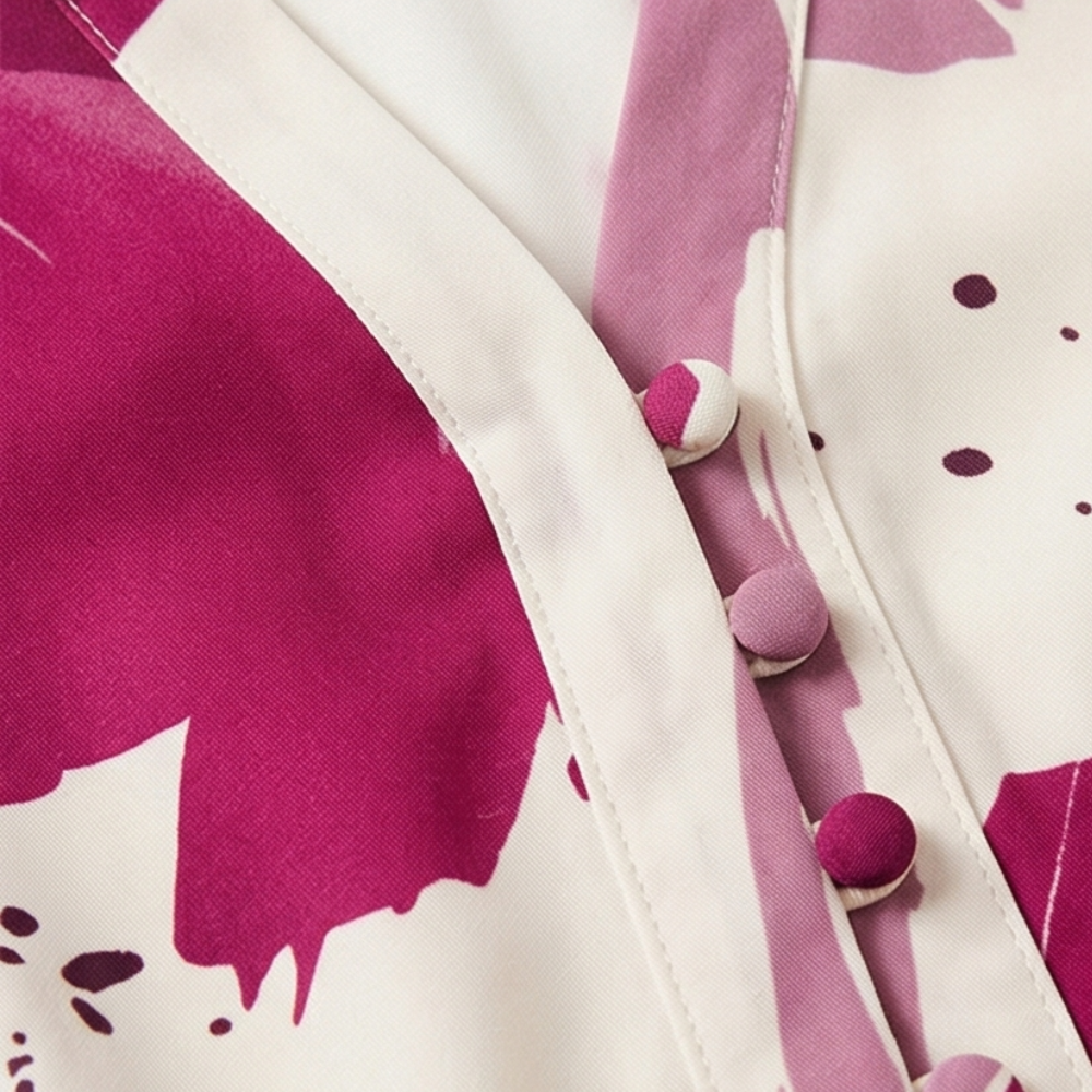 Floressa – Abstract Floral Maxi Dress