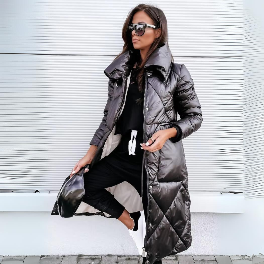 Noiréa™ | Elegant Quilted Jacket