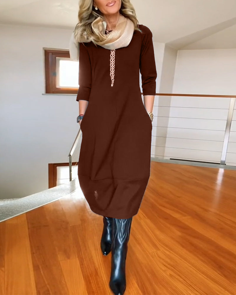 Jennifer | Graceful Casual Elegance Dress