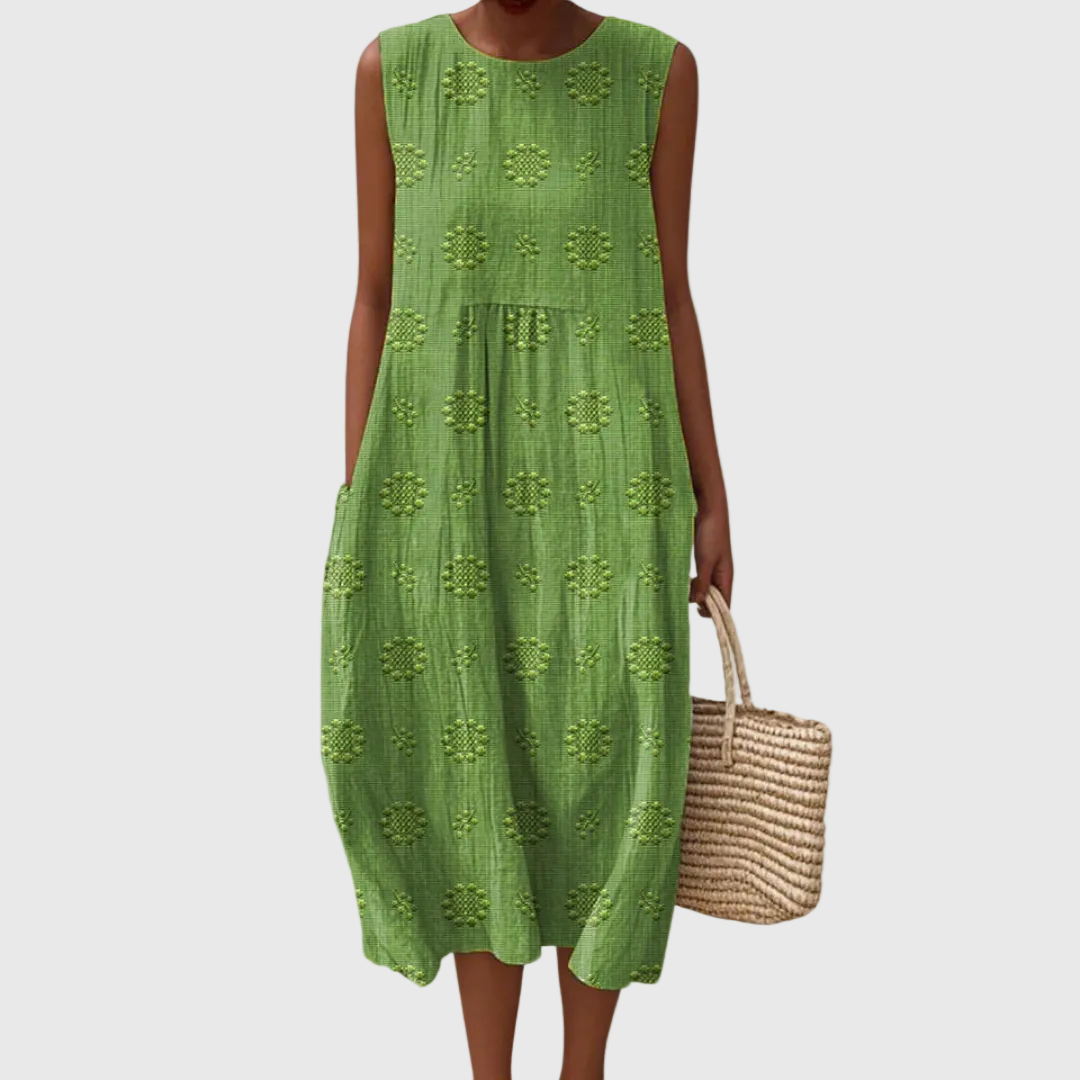 Teresa | Elegant Sleeveless Midi Dress