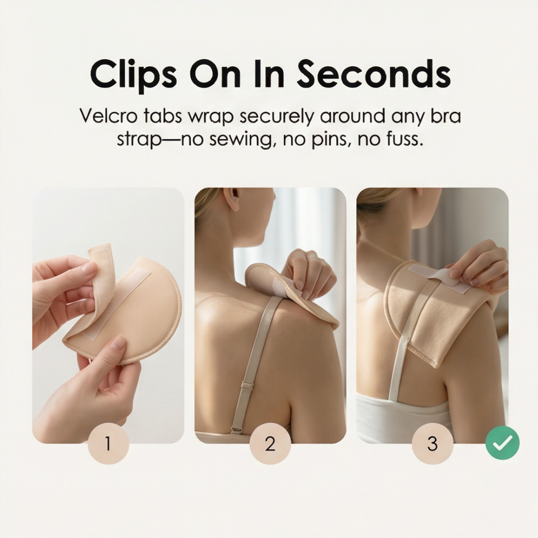 Liftline – No Sew Shoulder Pads for Balanced Shoulders