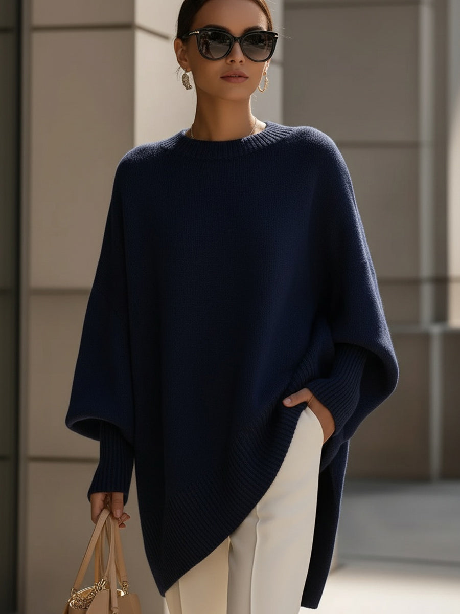 AVA – ASYMMETRIC OVERSIZED SWEATER