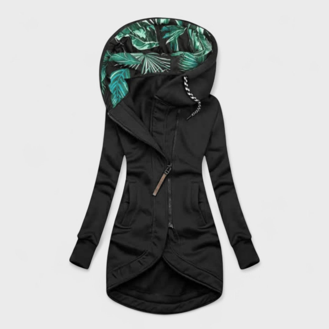 Kristanna - Winter Coat With Asymmetric Zip