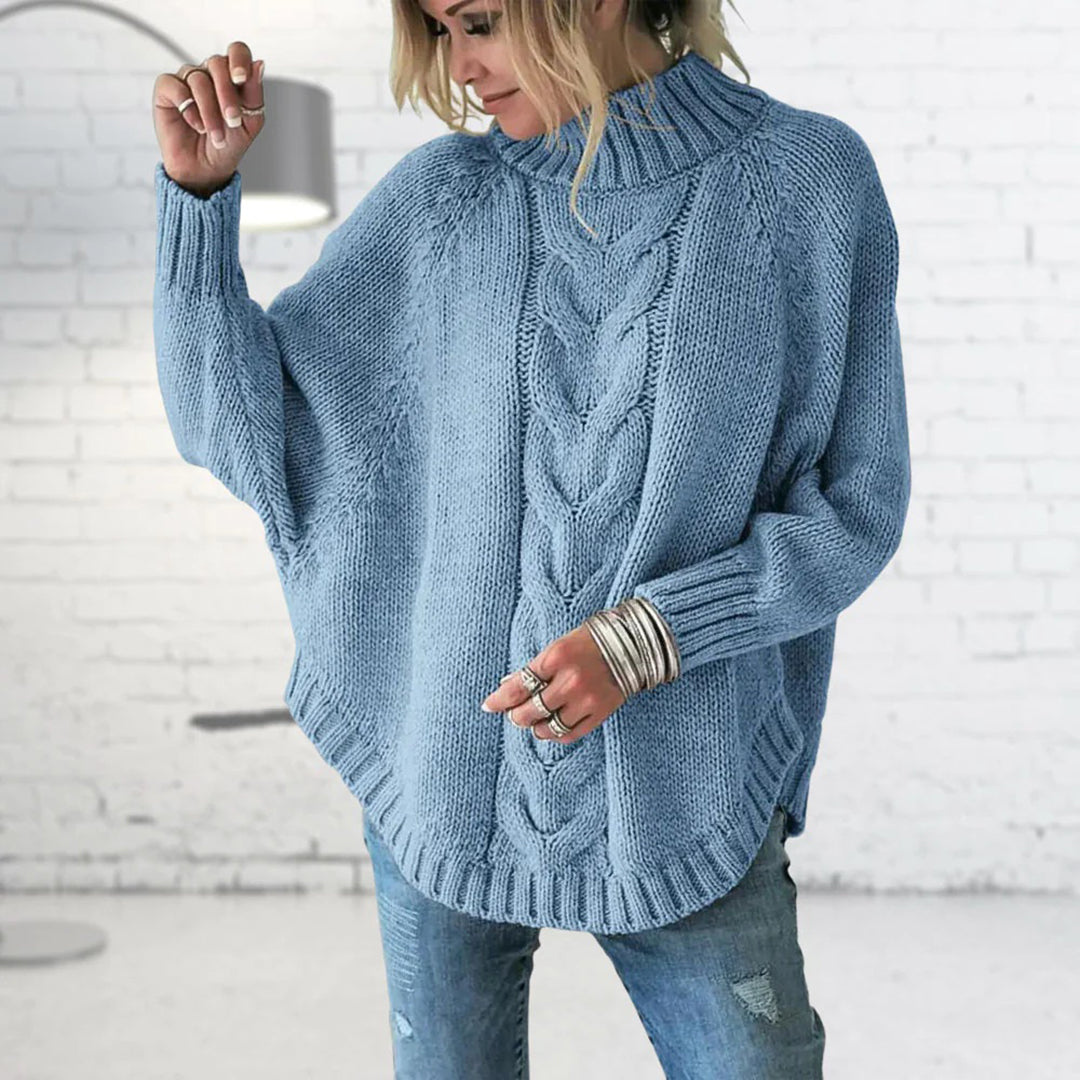 Delusion™ | Knitted Sweater with Cable Pattern