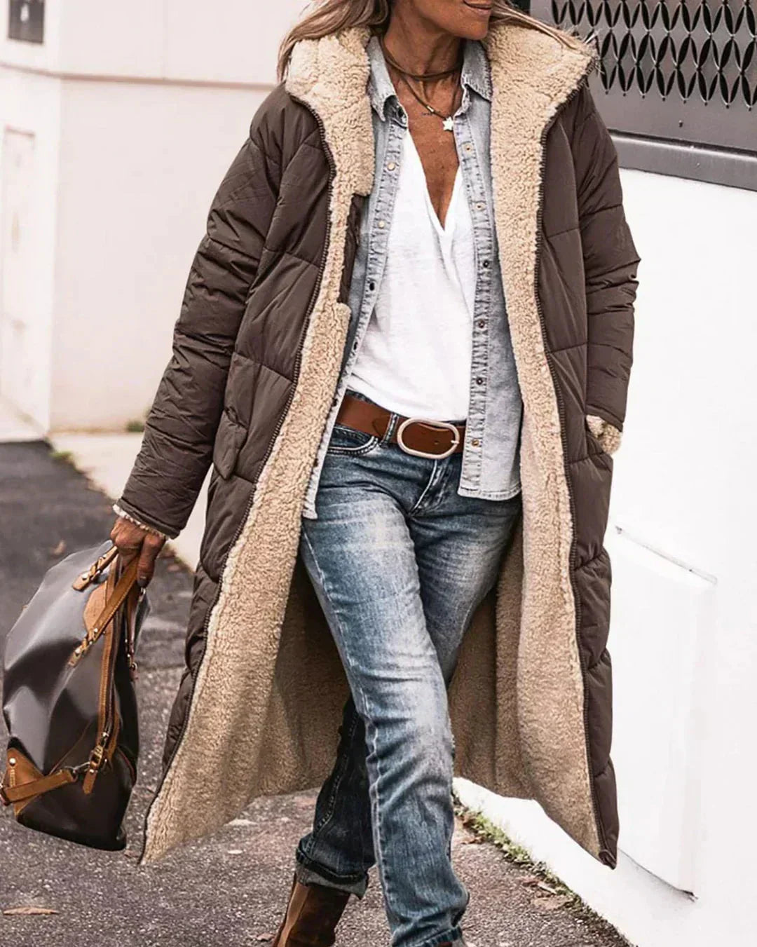 Milena™ | Elegant & Warm Reversible Jacket