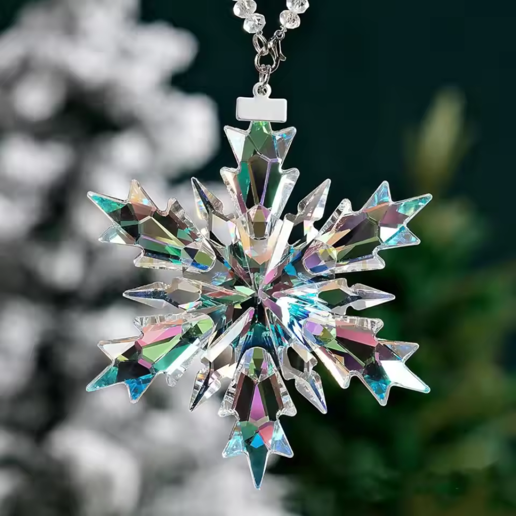 Luméra – Crystal Snowflake Ornament