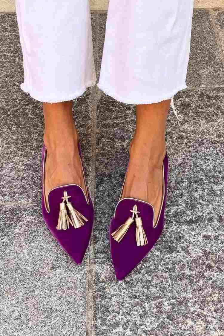 Portia - Boho Fringe Moccasins