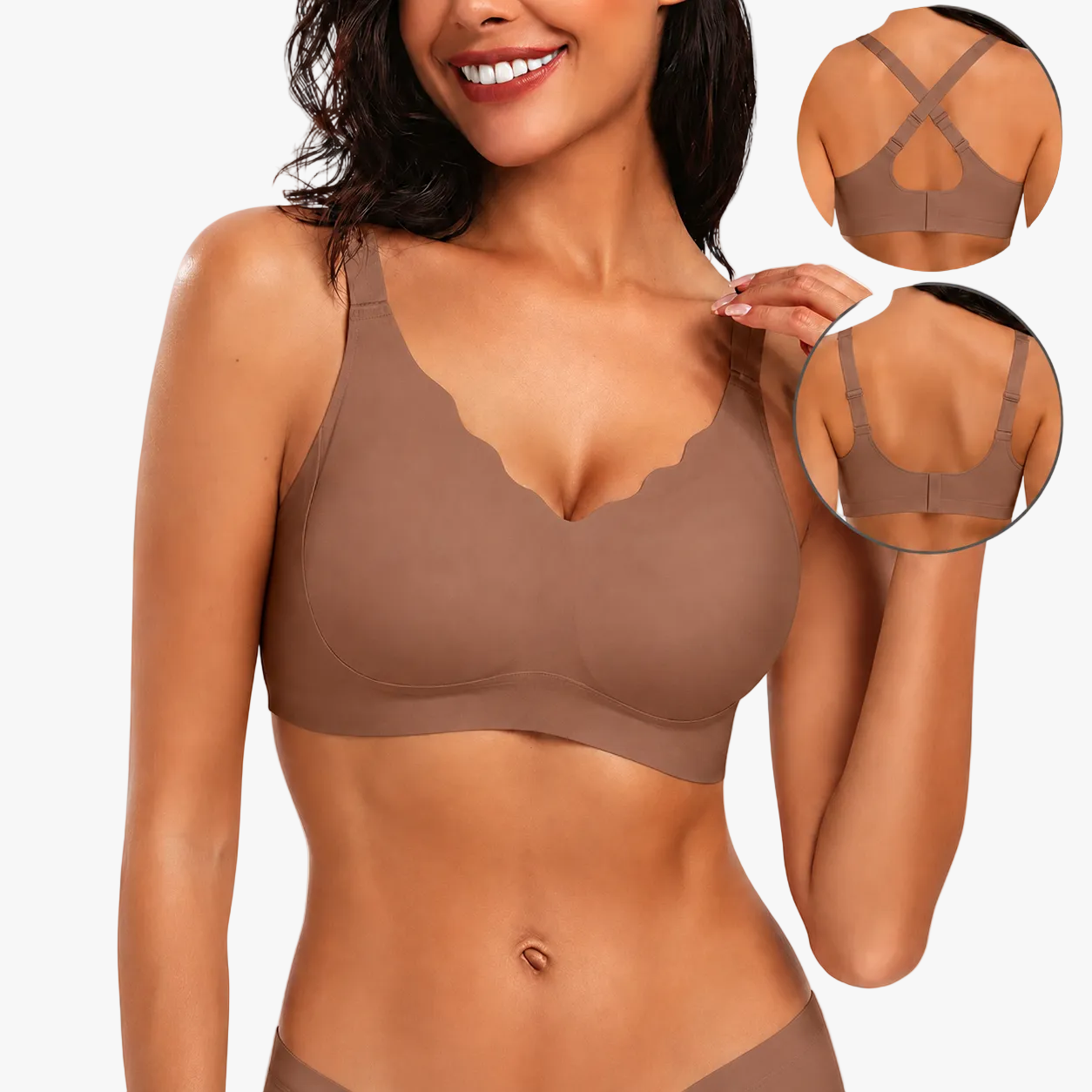 Curvelette - Seamless Push-Up Bra for Women