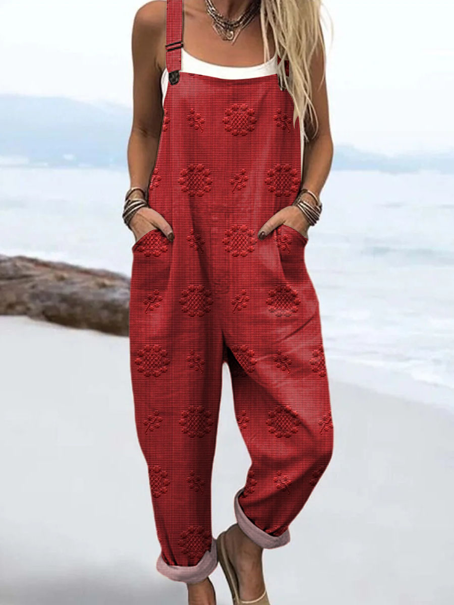 Freja | Casual Pattern Jumpsuit