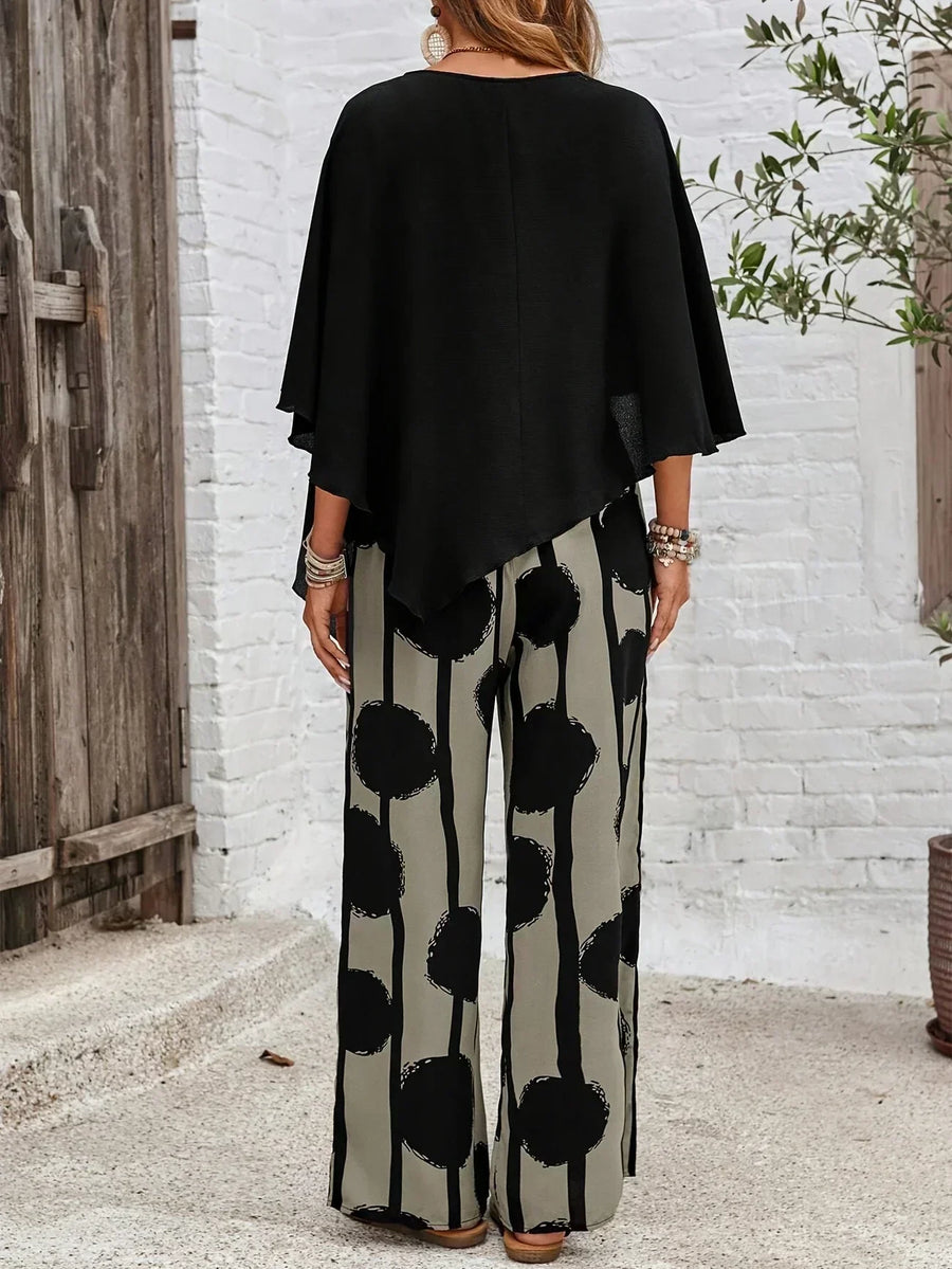 AALIYAH – COMFORTABLE ELASTIC WAIST TWO-PIECE SET