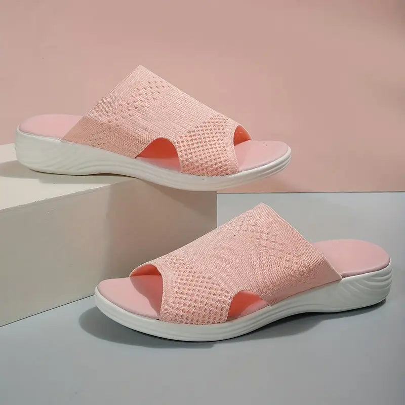 Audrey | Womens Orthopedic Slip On Slide Sandals