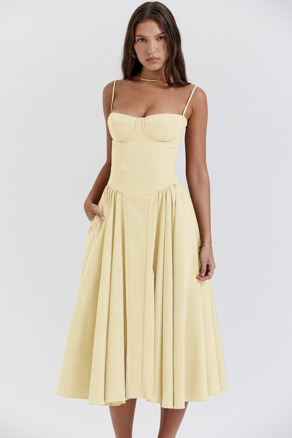 Kiki | Retro Midi Dress