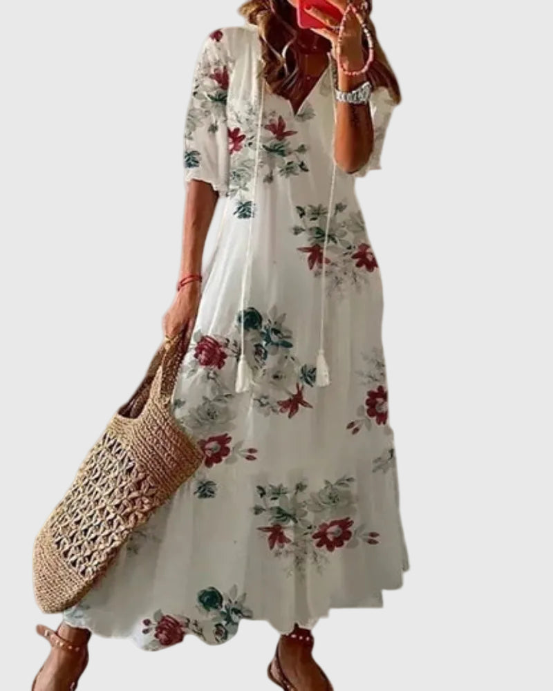 Amalia | Vintage Boho Summer Maxi Dress