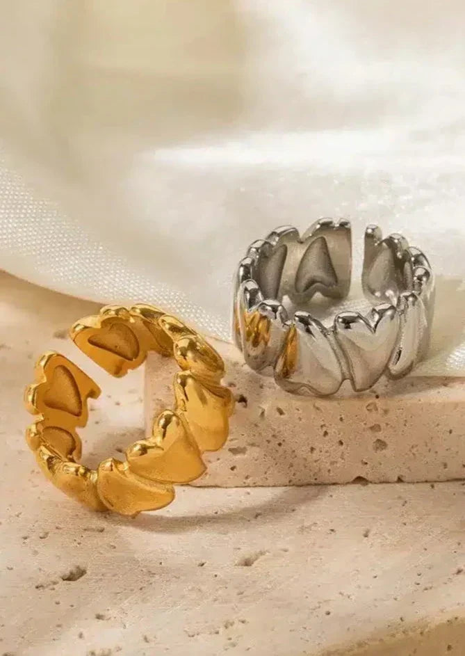 Hazel | Wrap Heart Ring