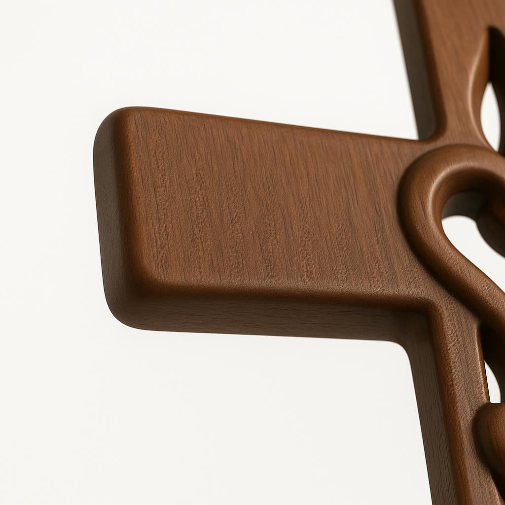 Everheart - Intertwined Heart Cross Wall Decor