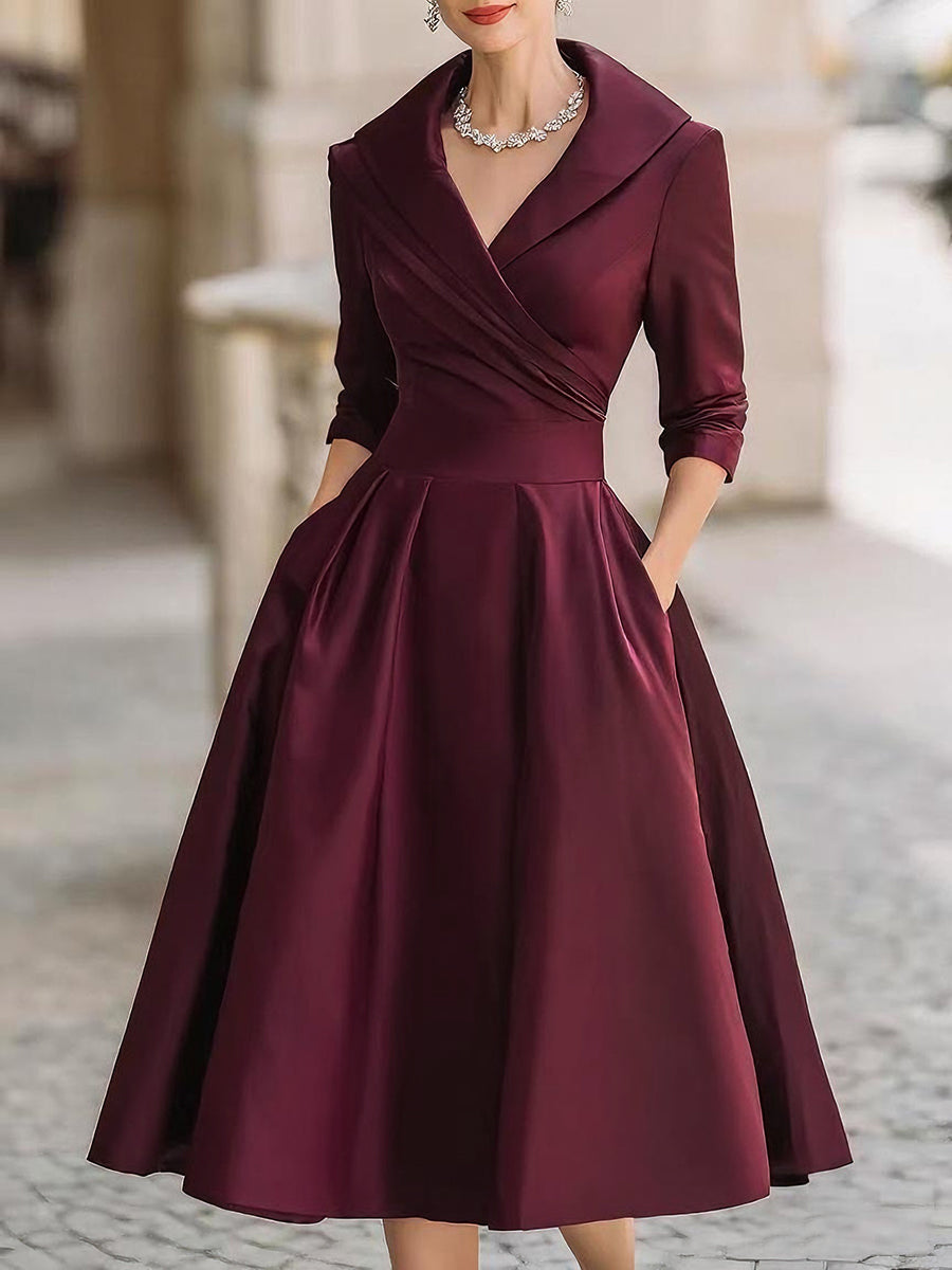 SCARLETT – ELEGANT SIGNATURE MIDI DRESS