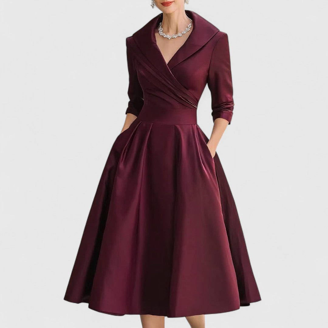 Rosavelia | Elegant Midi Dress