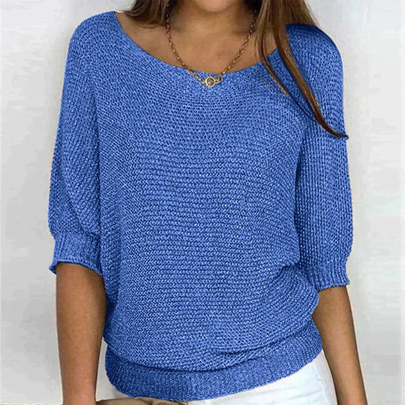 Roundelle™ | Three Quarter Sleeve Sweater