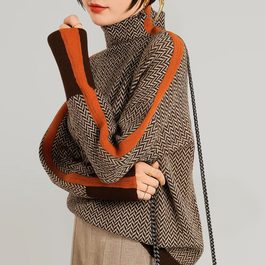 Martina™ | Pullover with High Collar