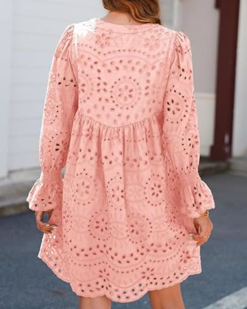 Paisley - Elegant Hollow-Out Midi Dress