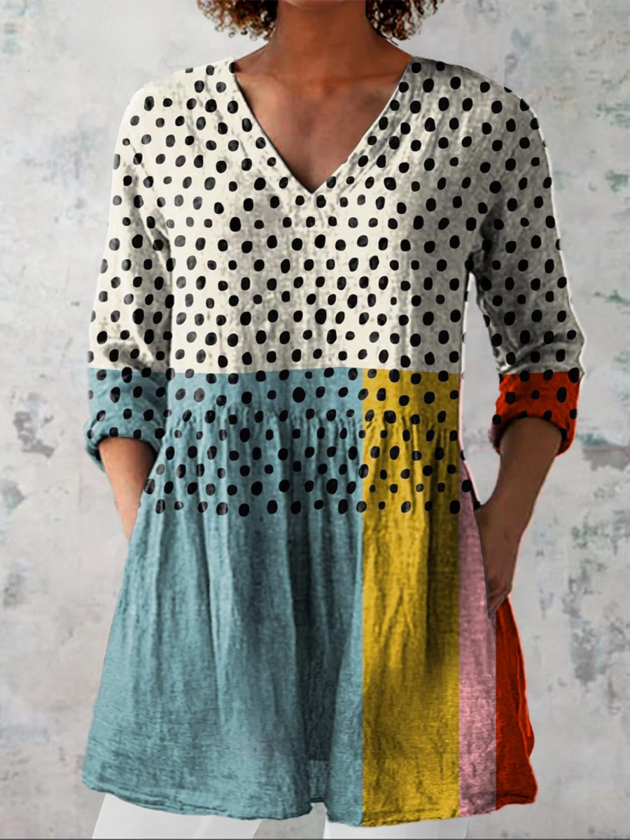 Elowen | V-Neck Longline Shirt