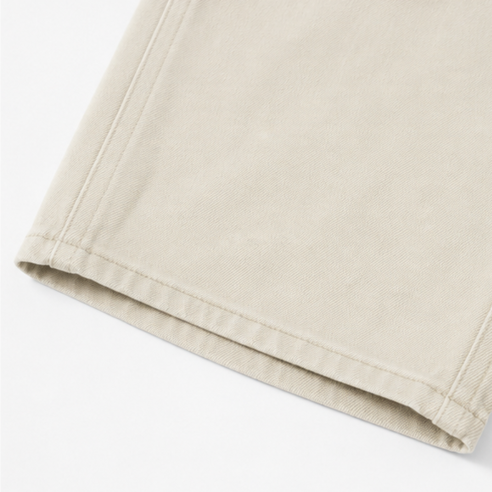 Cropelle – Stitch Detail Cropped Straight Pants