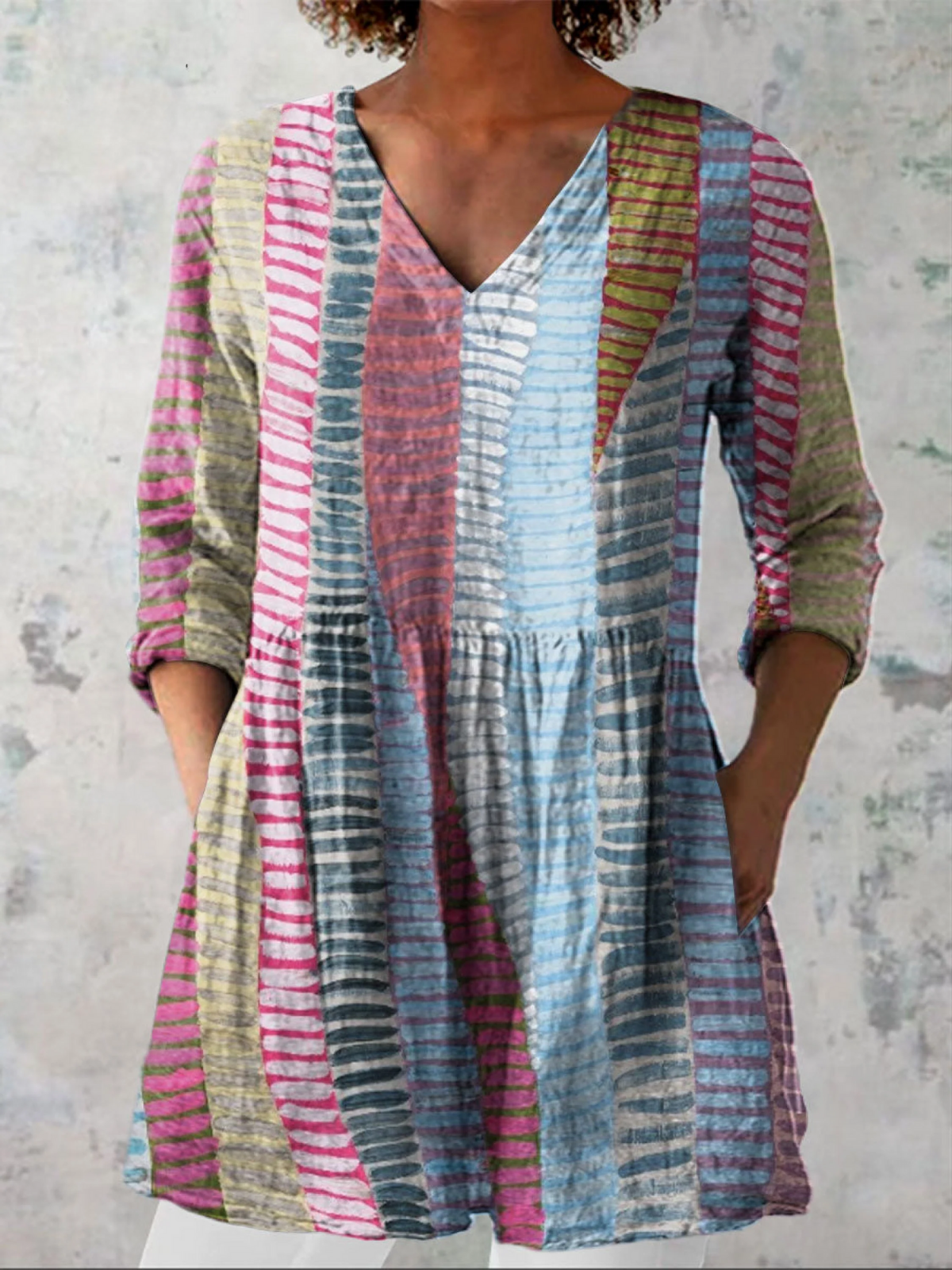 Danica | Extended V-Neck Top