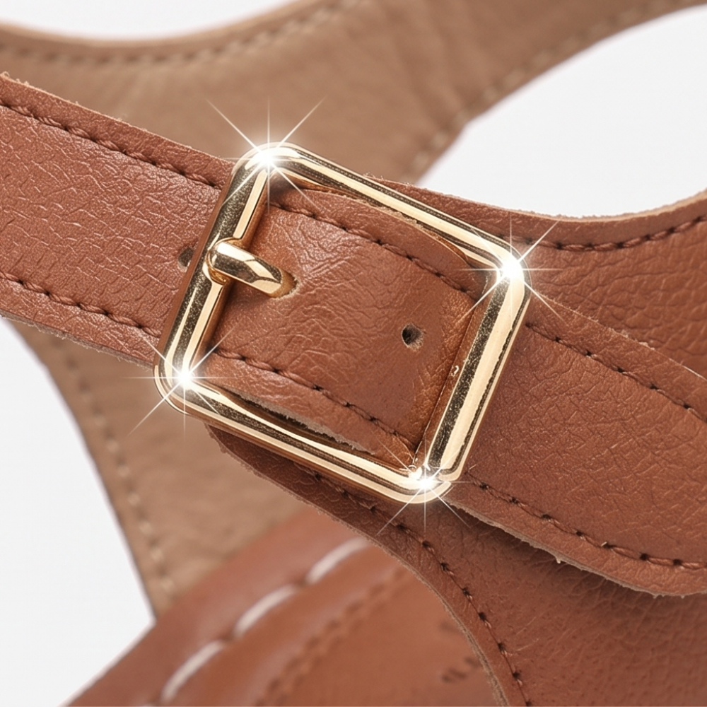 Luna – Cushioned Block Heel Sandals
