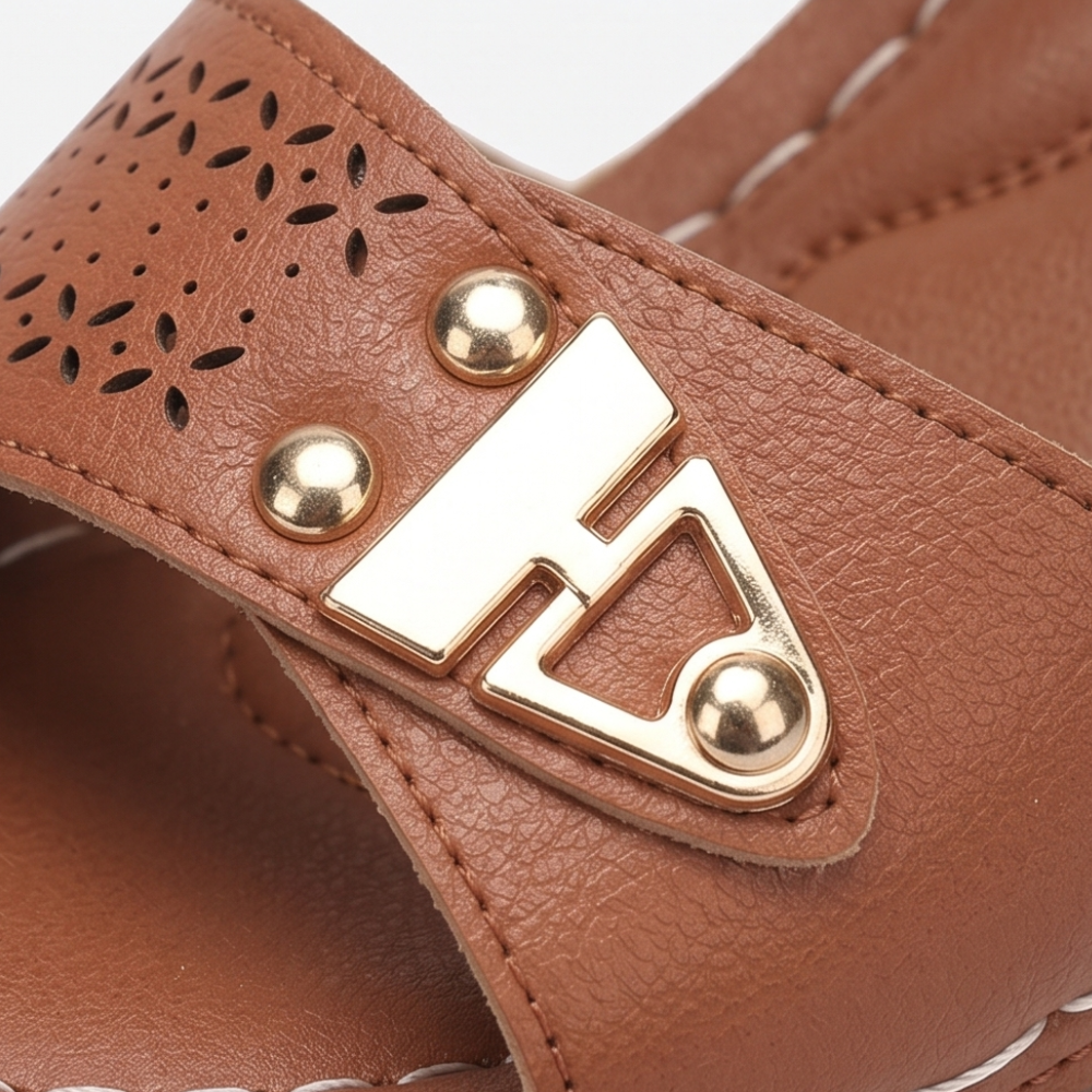 Luna – Cushioned Block Heel Sandals