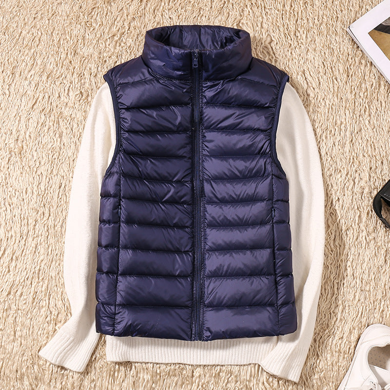 Charlotte – New Waterproof Vest with White Duck Down