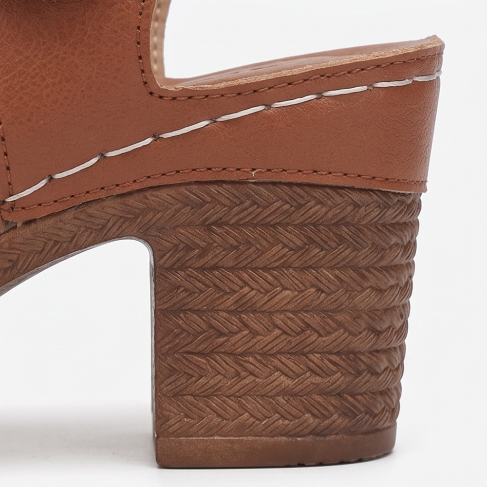 Luna – Cushioned Block Heel Sandals