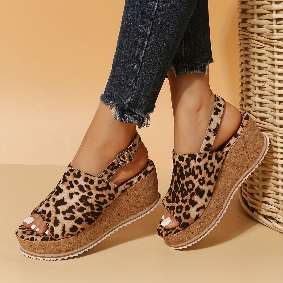 Savanna Slingback Wedge Sandals