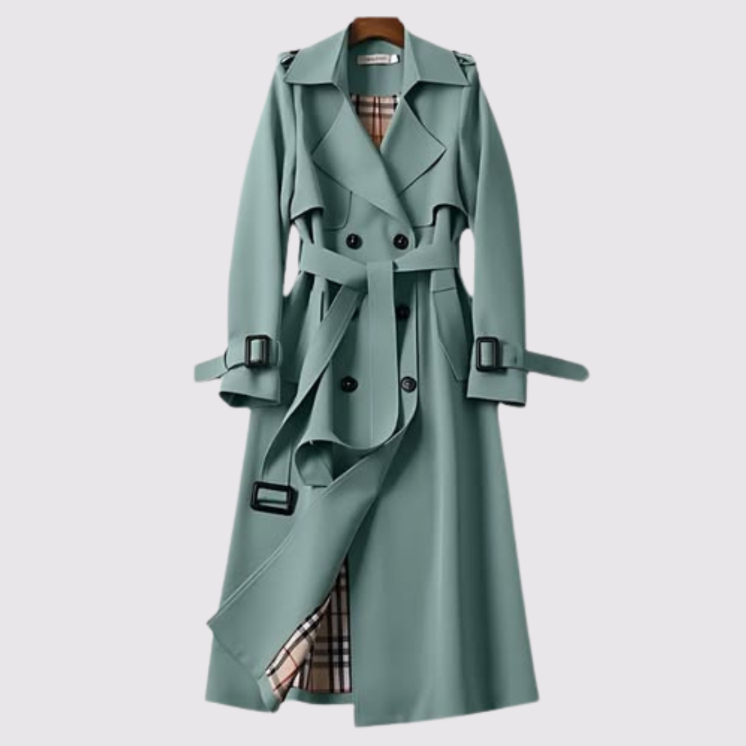 Marena™ | Elegant Trench Coat in a Timeless Design with a Belt