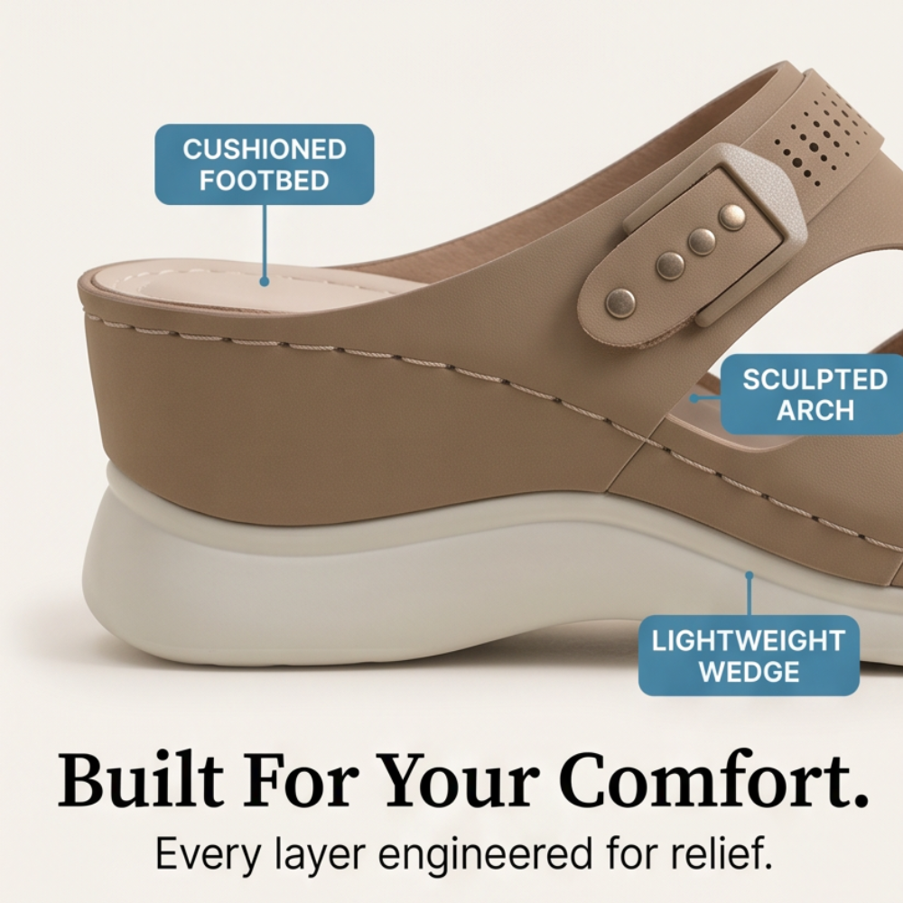 CloudLift – Orthopedic Wedge Sandals
