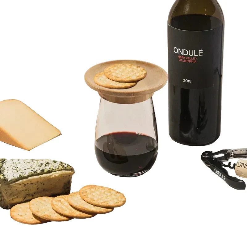 Florenza - Bamboo Wine Glass Charcuterie Topper