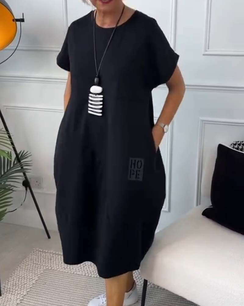 Zuzanna | Airy Summer Dress with Round Neck