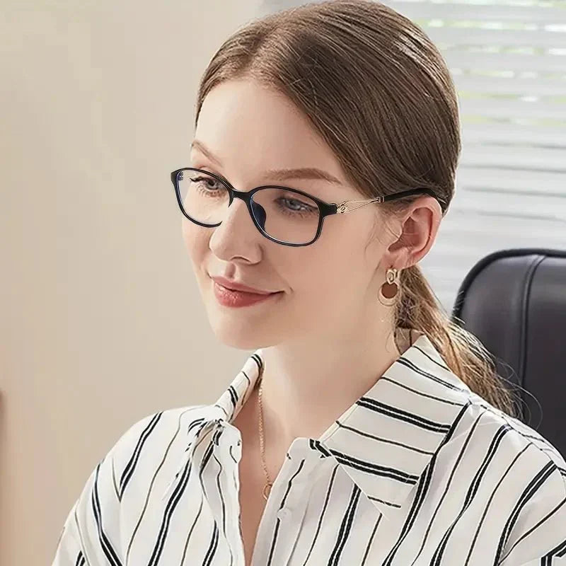 Lumora - Sleek Metal Readers with Blue Light Filtering (40% Off)