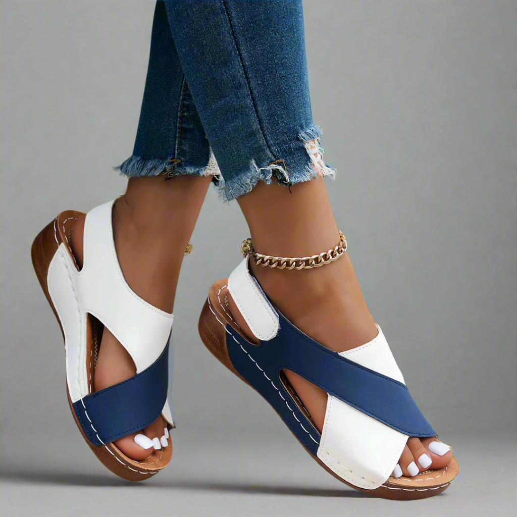 Gabriele | Artisan Wedge Sandals Crafted from High-Quality Materials
