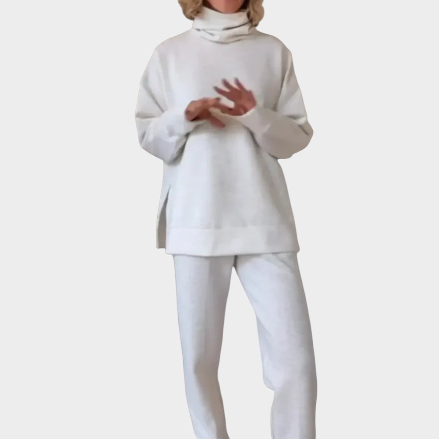 Relaxed Turtleneck Lounge Set