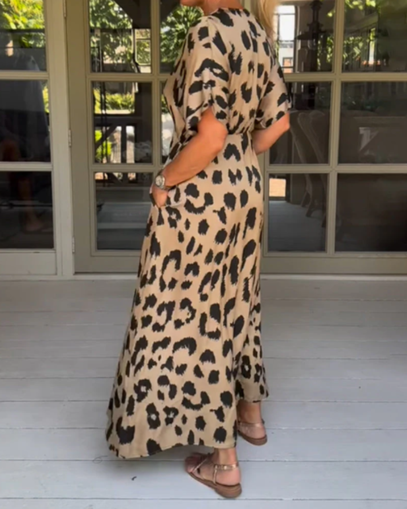 ONUIA - LEOPARD PRINT DRESS