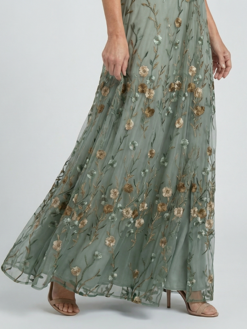 Selora | Maxi Flow Dress with Halter Neck