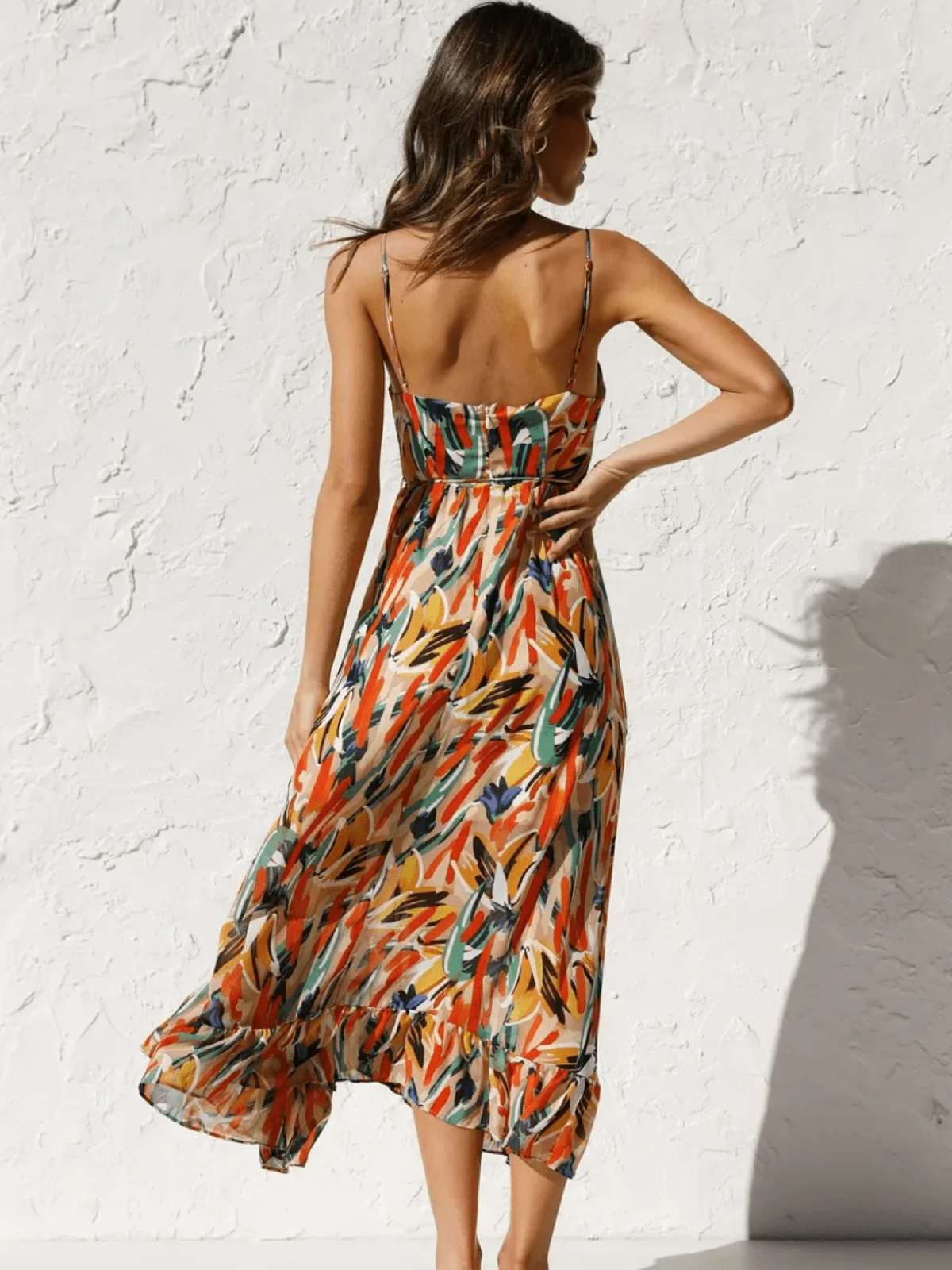 Chiara - Colorful Midi Dress for Women | Summer Elegance